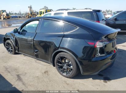 2021 TESLA MODEL Y LONG RANGE DUAL MOTOR ALL-WHEEL DRIVE Black  Electric 5YJYGDEE1MF142665 photo #4