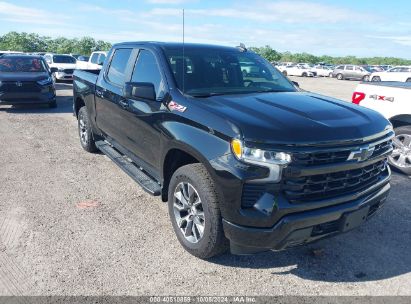 2023 CHEVROLET SILVERADO 1500 4WD  SHORT BED RST Black  Gasoline 2GCUDEED1P1103585 photo #1