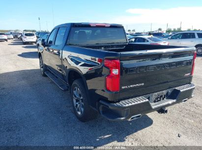 2023 CHEVROLET SILVERADO 1500 4WD  SHORT BED RST Black  Gasoline 2GCUDEED1P1103585 photo #4