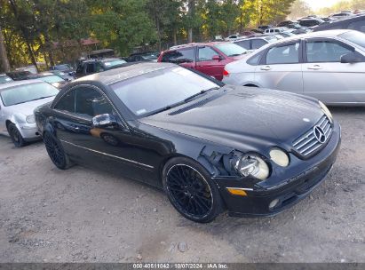 2003 MERCEDES-BENZ CL 500 Black  Gasoline WDBPJ75J83A037221 photo #1