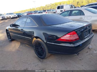 2003 MERCEDES-BENZ CL 500 Black  Gasoline WDBPJ75J83A037221 photo #4