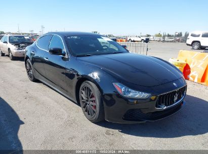 2014 MASERATI GHIBLI S Q4 Black  Gasoline ZAM57RTA8E1087508 photo #1