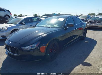 2014 MASERATI GHIBLI S Q4 Black  Gasoline ZAM57RTA8E1087508 photo #3