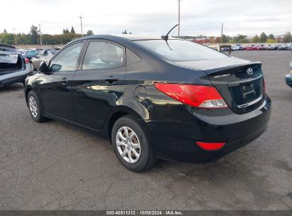 2013 HYUNDAI ACCENT GLS Black  Gasoline KMHCT4AEXDU431977 photo #4