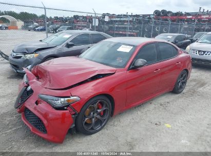 2017 ALFA ROMEO GIULIA TI RWD Red  Gasoline ZARFAECNXH7557129 photo #3