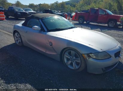 2006 BMW Z4 3.0I Silver  Gasoline 4USBU33536LW58211 photo #1