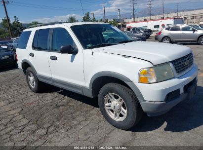 2003 FORD EXPLORER NBX/XLT White  Flexible Fuel 1FMZU63K53UC17077 photo #1