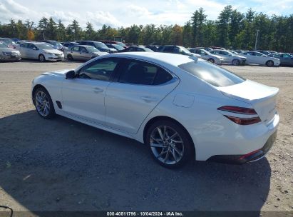 2022 GENESIS G70 2.0T AWD White  Gasoline KMTG34TA7NU096695 photo #4