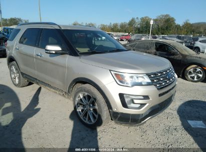 2017 FORD EXPLORER LIMITED Beige  Gasoline 1FM5K8FH9HGD77744 photo #1