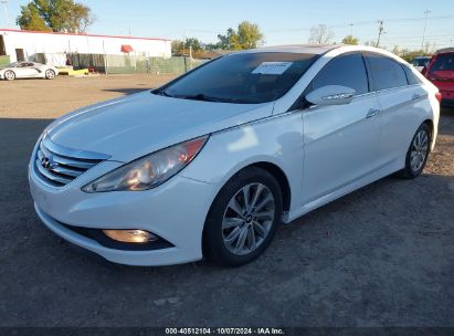 2014 HYUNDAI SONATA LIMITED White  Diesel WD4PF1CD8KP129847 photo #3