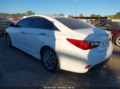 2014 HYUNDAI SONATA LIMITED White  Diesel WD4PF1CD8KP129847 photo #4