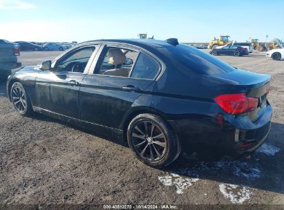 2017 BMW 320I Black  Gasoline WBA8E1G51HNU13858 photo #4