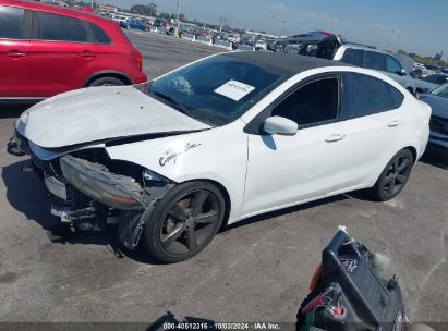 2013 DODGE DART GT White  Gasoline 1C3CDFCB7DD340945 photo #3