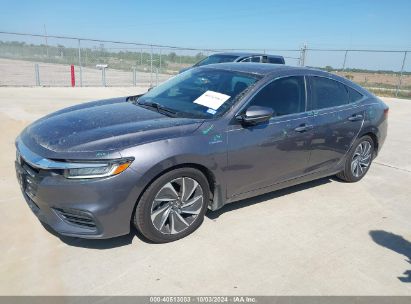 2020 HONDA INSIGHT TOURING Gray  Hybrid 19XZE4F97LE009456 photo #3