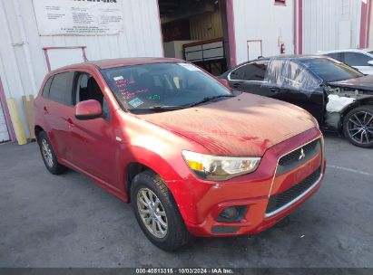 2012 MITSUBISHI OUTLANDER SPORT ES Red  Gasoline JA4AP3AU5CZ003604 photo #1