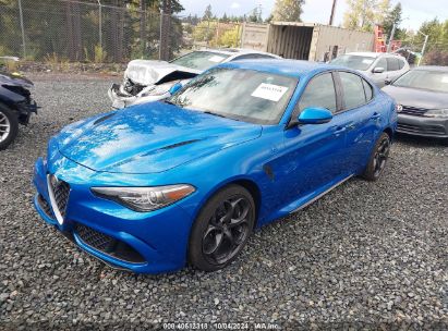 2018 ALFA ROMEO GIULIA QUADRIFOGLIO RWD Blue  Gasoline ZARFAEAV7J7574964 photo #3