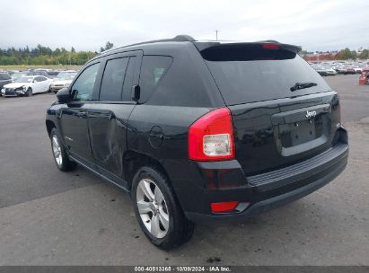 2013 JEEP COMPASS LATITUDE Black  Gasoline 1C4NJCEB0DD238217 photo #4