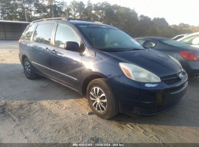 2005 TOYOTA SIENNA LE Blue  Gasoline 5TDZA23C15S239695 photo #1