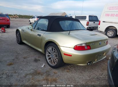 2002 BMW Z3 3.0I Gold  Gasoline 4USCN53472LL50960 photo #4