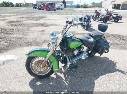 2007 HARLEY-DAVIDSON FLSTC Green  Other 1HD1BW5117Y087405 photo #3