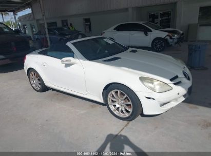 2005 MERCEDES-BENZ SLK 350 White  Gasoline WDBWK56F35F075601 photo #1