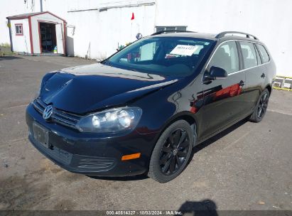 2012 VOLKSWAGEN JETTA SPORTWAGEN 2.0L TDI Black  Diesel 3VWPL7AJ0CM696041 photo #3