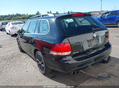 2012 VOLKSWAGEN JETTA SPORTWAGEN 2.0L TDI Black  Diesel 3VWPL7AJ0CM696041 photo #4