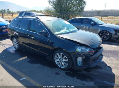 2013 VOLKSWAGEN JETTA SPORTWAGEN 2.0L TDI Black  Diesel 3VWPL7AJ5DM645071 photo #1