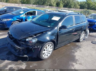 2013 VOLKSWAGEN JETTA SPORTWAGEN 2.0L TDI Black  Diesel 3VWPL7AJ5DM645071 photo #3