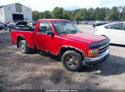 1996 DODGE DAKOTA Red  Gasoline 1B7FL26X8TW703560 photo #1