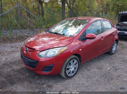 2014 MAZDA MAZDA2 SPORT Red  Gasoline JM1DE1KZXE0173813 photo #3