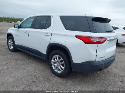 2018 CHEVROLET TRAVERSE LS White  Gasoline 1GNERFKW0JJ231287 photo #4