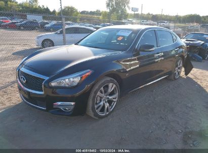 2015 INFINITI Q70L 3.7X Black  Gasoline JN1BY1PR4FM830478 photo #3