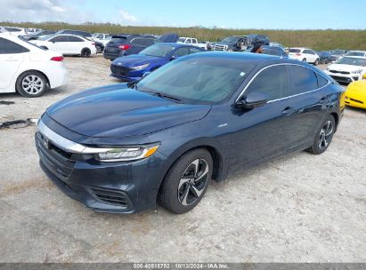 2022 HONDA INSIGHT EX Blue  Hybrid 19XZE4F50NE001182 photo #3