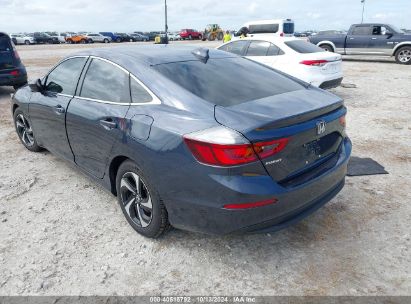 2022 HONDA INSIGHT EX Blue  Hybrid 19XZE4F50NE001182 photo #4