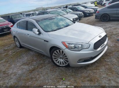 2015 KIA K900 PREMIUM Silver  Gasoline KNALU4D40F6027076 photo #1