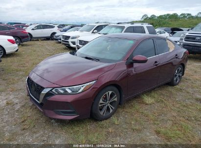 2022 NISSAN SENTRA SV XTRONIC CVT Burgundy  Gasoline 2T2BZMCA5JC146438 photo #3