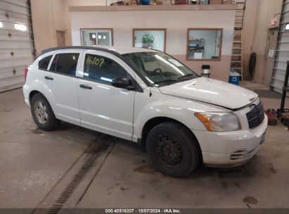 2008 DODGE CALIBER SE White  Gasoline 1B3HB28B78D746627 photo #1