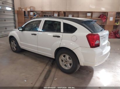 2008 DODGE CALIBER SE White  Gasoline 1B3HB28B78D746627 photo #4