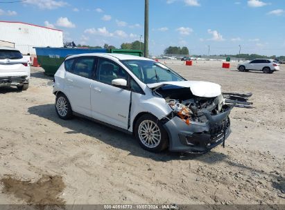 2013 FORD C-MAX HYBRID SE White  Hybrid 1FADP5AU5DL538425 photo #1