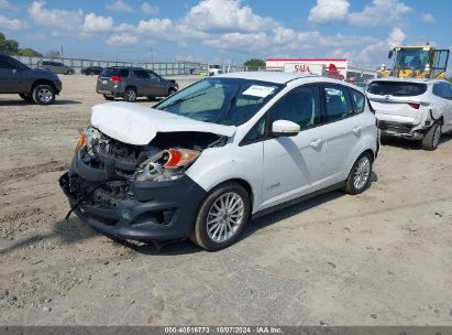 2013 FORD C-MAX HYBRID SE White  Hybrid 1FADP5AU5DL538425 photo #3