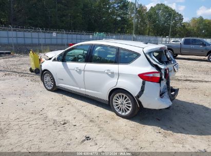 2013 FORD C-MAX HYBRID SE White  Hybrid 1FADP5AU5DL538425 photo #4