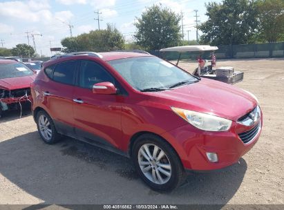 2012 HYUNDAI TUCSON LIMITED Red  Gasoline KM8JUCAC4CU404303 photo #1