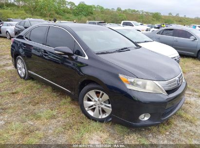 2010 LEXUS HS 250H Black  Hybrid JTHBB1BAXA2000879 photo #1