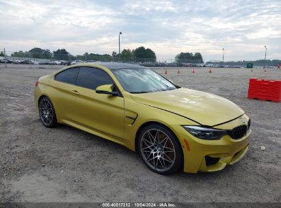 2018 BMW M4 Gold  Gasoline WBS4Y9C56JAC88054 photo #1