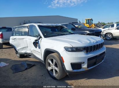 2021 JEEP GRAND CHEROKEE L LIMITED 4X2 White  Gasoline 1C4RJJBG1M8115122 photo #1