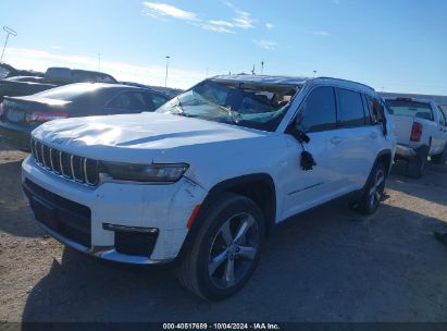 2021 JEEP GRAND CHEROKEE L LIMITED 4X2 White  Gasoline 1C4RJJBG1M8115122 photo #3