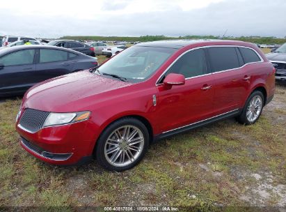 2013 LINCOLN MKT ECOBOOST Burgundy  Gasoline 2LMHJ5AT9DBL59339 photo #3