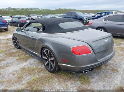 2015 BENTLEY CONTINENTAL GT V8 S Gray  Gasoline SCBGH3ZA3FC048624 photo #4