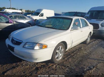 2001 MAZDA 626 ES V6/LX V6 White  Gasoline 1YVGF22D415202024 photo #3